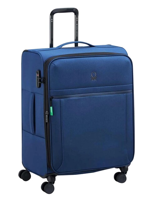 BE Medium Trolley, Expandable blue - Semi-rigid Trolley Cases