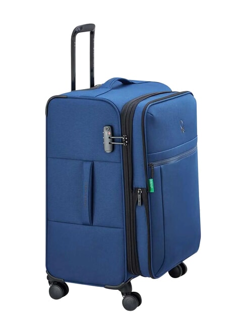 BE Medium Trolley, Expandable blue - Semi-rigid Trolley Cases
