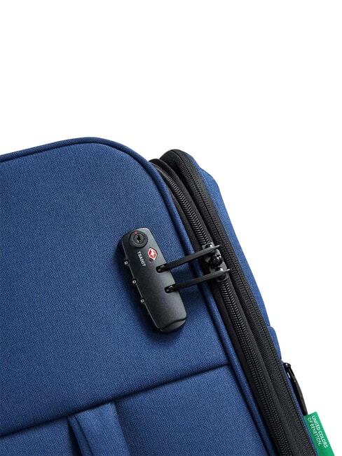 BE Medium Trolley, Expandable blue - Semi-rigid Trolley Cases