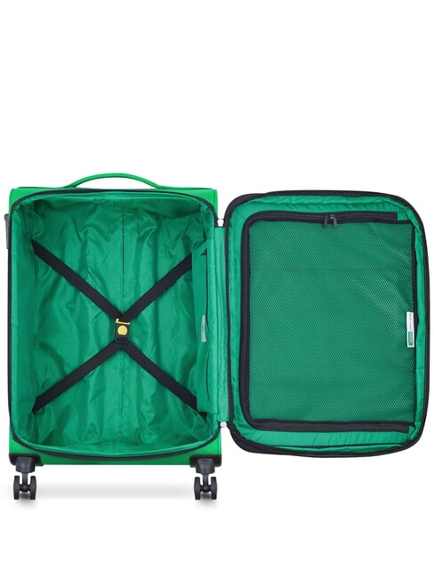 COLOR BLOCK Expandable Cabin + Medium + Large Trolley Set iguana - Trolley Set
