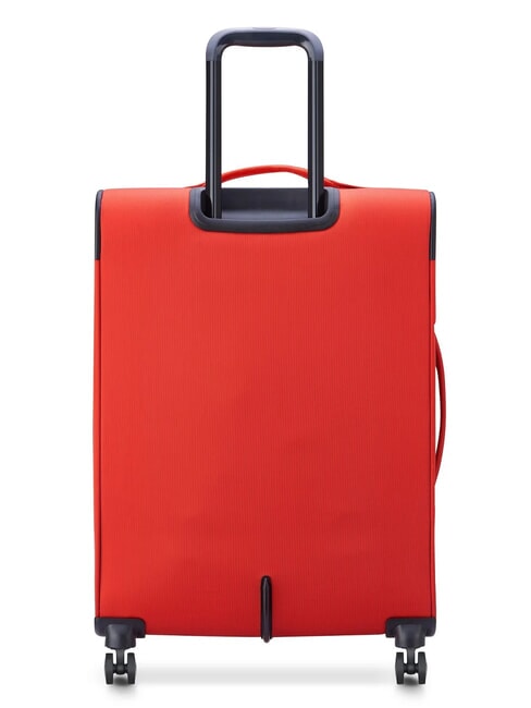 COLOR BLOCK Expandable Cabin + Medium + Large Trolley Set RED - Trolley Set