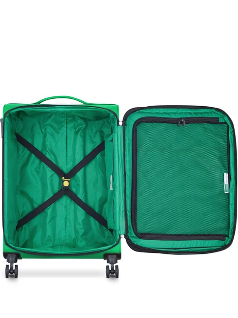 COLOR BLOCK Medium Trolley, Expandable iguana - Semi-rigid Trolley Cases