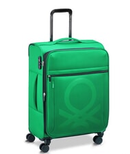 BENETTON COLOR BLOCK Medium Trolley, Expandable iguana - Semi-rigid Trolley Cases - 3