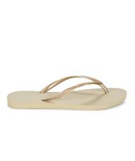HAVAIANAS flip flops SLIM SAND GRAY / LIGHT GOLDEN - Women&rsquo;s shoes - 3