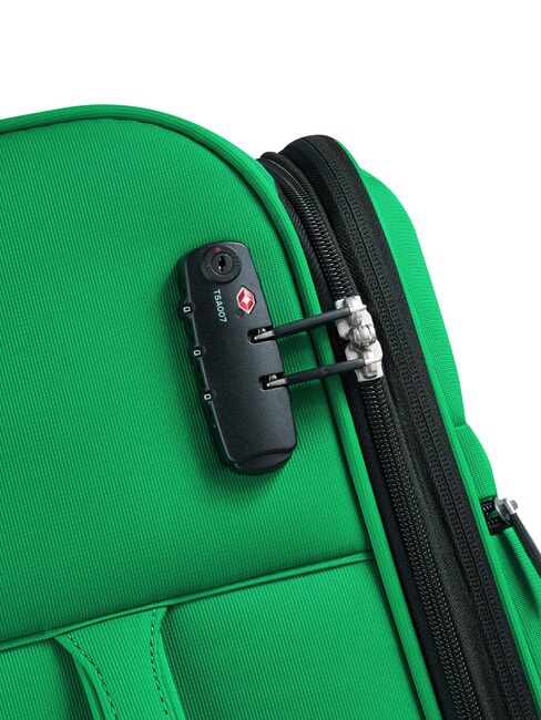 COLOR BLOCK Medium Trolley, Expandable iguana - Semi-rigid Trolley Cases