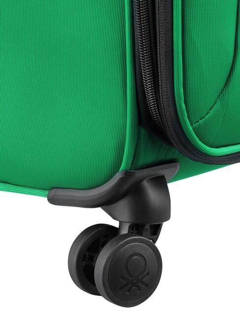 COLOR BLOCK Medium Trolley, Expandable iguana - Semi-rigid Trolley Cases