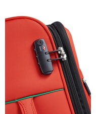 BENETTON By DELSEY COLOR BLOCK Medium Trolley, Expandable RED - Semi-rigid Trolley Cases - 6