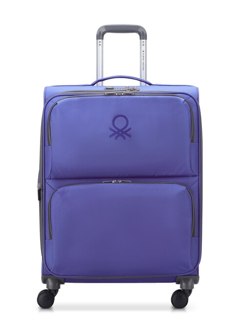 UCB SOFT Expandable Cabin + Medium + Large Trolley Set Violet - Trolley Set