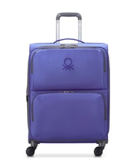 BENETTON UCB SOFT Expandable Cabin + Medium + Large Trolley Set Violet - Trolley Set - 2