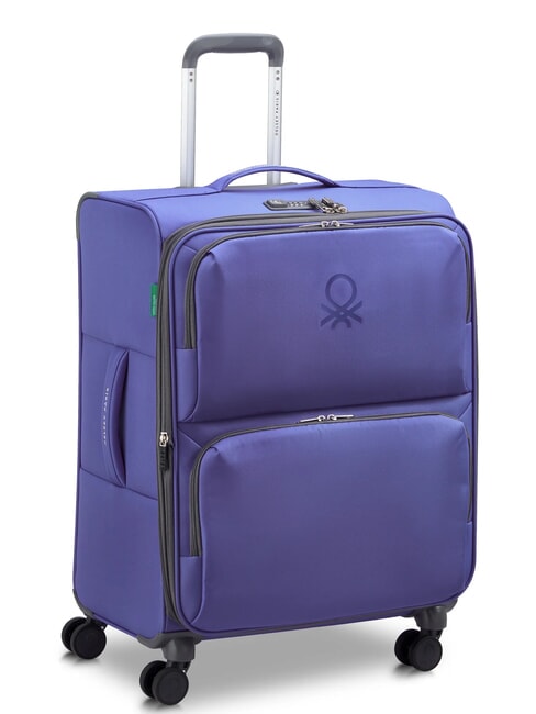 UCB SOFT Expandable Cabin + Medium + Large Trolley Set Violet - Trolley Set