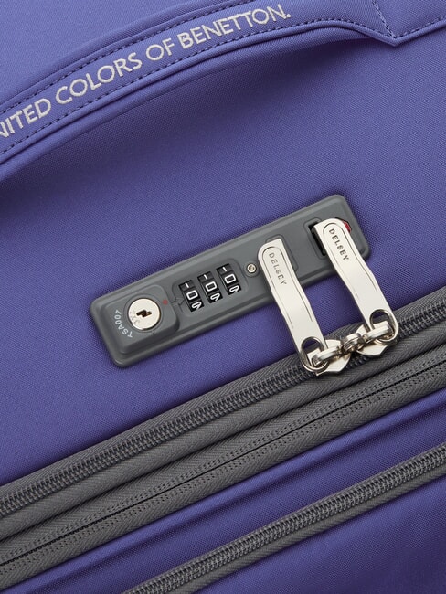 UCB SOFT Expandable Cabin + Medium + Large Trolley Set Violet - Trolley Set