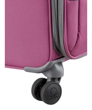 BENETTON UCB SOFT Large, expandable trolley peony - Semi-rigid Trolley Cases - 7