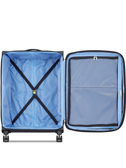 UCB SOFT Large, expandable trolley Black - Semi-rigid Trolley Cases