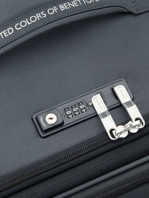 UCB SOFT Large, expandable trolley antracite - Semi-rigid Trolley Cases