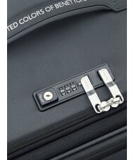BENETTON UCB SOFT Large, expandable trolley antracite - Semi-rigid Trolley Cases - 5