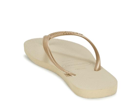 flip flops SLIM SAND GRAY / LIGHT GOLDEN - Women&rsquo;s shoes