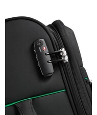 BENETTON COLOR BLOCK Medium Trolley, Expandable Black - Semi-rigid Trolley Cases - 5