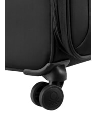 BENETTON By DELSEY COLOR BLOCK Medium Trolley, Expandable Black - Semi-rigid Trolley Cases - 7