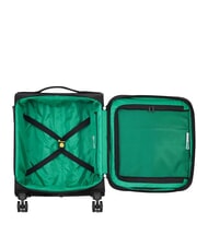 BENETTON COLOR BLOCK Expandable carry-on trolley Black - Hand luggage - 2