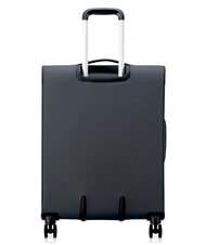 BENETTON UCB SOFT Medium Trolley, Expandable Black - Semi-rigid Trolley Cases - 4