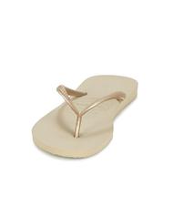 HAVAIANAS flip flops SLIM SAND GRAY / LIGHT GOLDEN - Women&rsquo;s shoes - 5