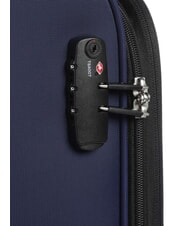 BENETTON COLOR BLOCK Large, expandable trolley blue - Semi-rigid Trolley Cases - 4