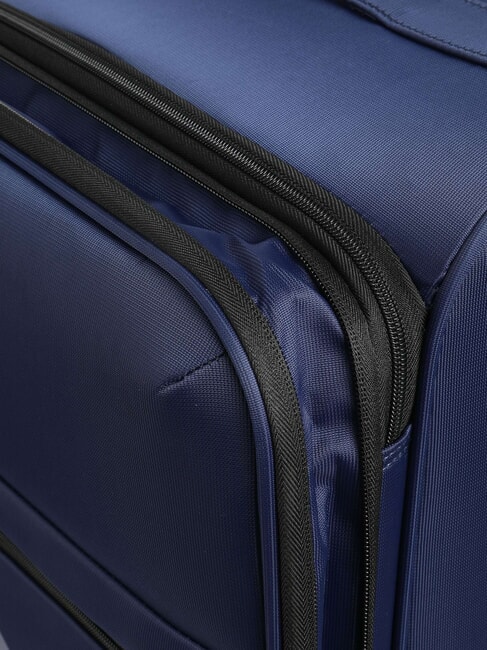 COLOR BLOCK Large, expandable trolley blue - Semi-rigid Trolley Cases