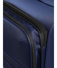 BENETTON COLOR BLOCK Large, expandable trolley blue - Semi-rigid Trolley Cases - 5