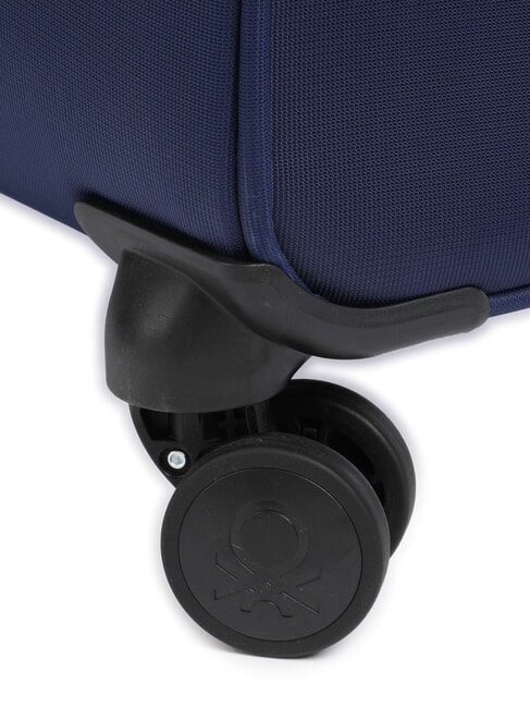 COLOR BLOCK Large, expandable trolley blue - Semi-rigid Trolley Cases