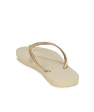 HAVAIANAS flip flops SLIM SAND GRAY / LIGHT GOLDEN - Women&rsquo;s shoes - 6