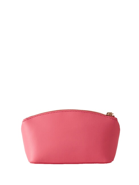 LETTERING Mini leather toiletry bag tea roses - Sachets & Travels Cases