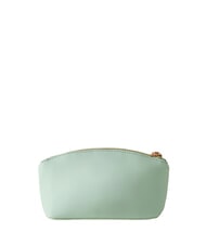 BORBONESE LETTERING Mini leather toiletry bag lichen - Sachets & Travels Cases - 3