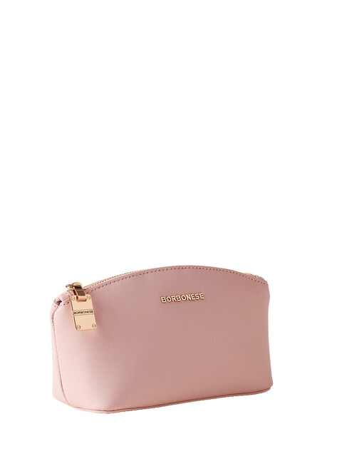 LETTERING Mini leather toiletry bag pink lotus - Sachets & Travels Cases