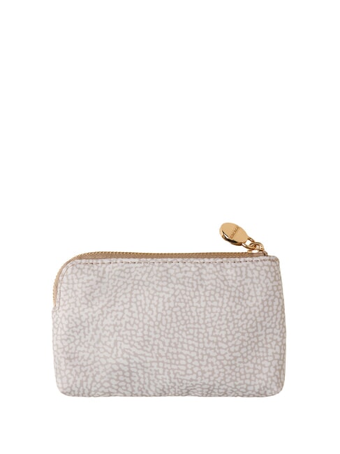 CLASSICA Coin case with key ring white cotton - Key holders