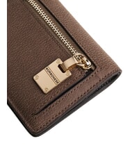 BORBONESE VITE SOFT Leather wallet mud - Women&rsquo;s Wallets - 4