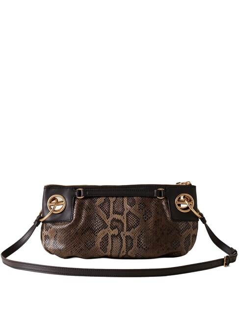 LONDON Python print leather bag brown/ebony - Women&rsquo;s Bags