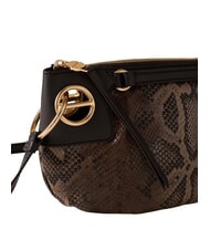 BORBONESE LONDON Python print leather bag brown/ebony - Women&rsquo;s Bags - 4