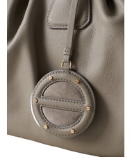 BORBONESE VIS-A-VIS Large Handbag, with shoulder strap silver screen - Women&rsquo;s Bags - 4