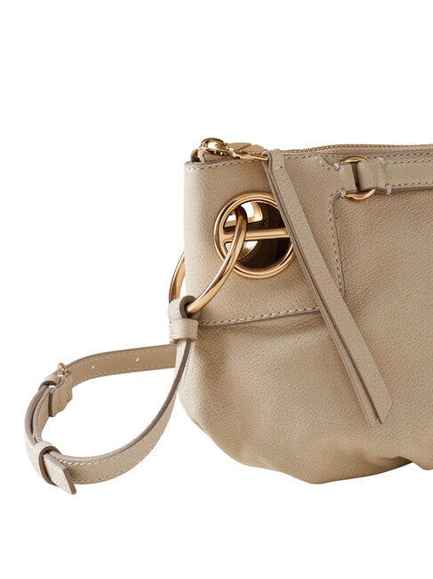 LONDON Shoulder bag, leather white cotton - Women&rsquo;s Bags