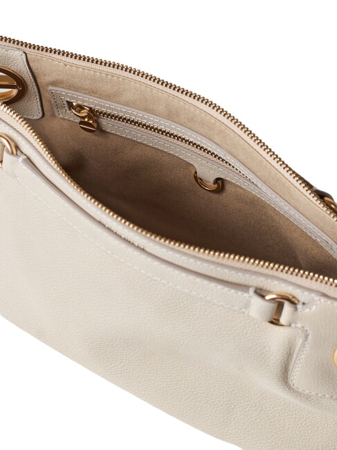 LONDON Shoulder bag, leather white cotton - Women&rsquo;s Bags