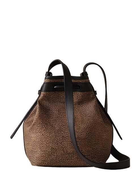 FLIGHT Mini Bucket Shoulder Bag natural op / black - Women&rsquo;s Bags