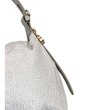 BORBONESE PRIVE Hobo shoulder bag white cotton - Women&rsquo;s Bags - 3