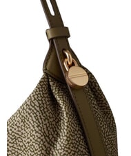 BORBONESE PRIVE Hobo shoulder bag olive - Women&rsquo;s Bags - 5