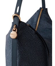 BORBONESE PRIVE Vertical shoulder bag blue lapis - Women&rsquo;s Bags - 4