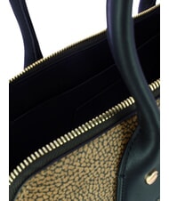 BORBONESE GEMINI Shoulder bag natural op / black - Women&rsquo;s Bags - 4