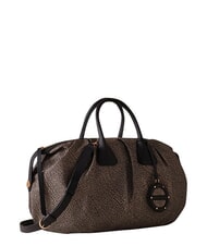 BORBONESE VIS-A-VIS Maxi handbag, with shoulder strap OP / NATURAL / BLACK - Women&rsquo;s Bags - 3