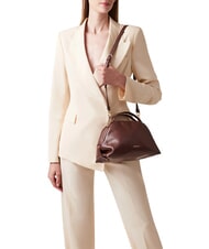 BORBONESE SEXY  Leather bag with shoulder strap brule - Women&rsquo;s Bags - 2