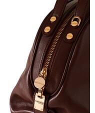BORBONESE SEXY  Leather bag with shoulder strap brule - Women&rsquo;s Bags - 6
