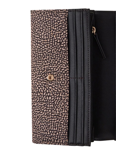 CLASSICA Large wallet with flap OP / NATURAL / BLACK - Women&rsquo;s Wallets