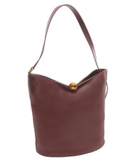 FURLA CAMPIONARIO - SFERA Leather shoulder bucket bag Red currant - Women&rsquo;s Bags - 2